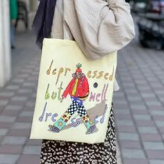 ساک دستی پارچه ای دختر دپرس