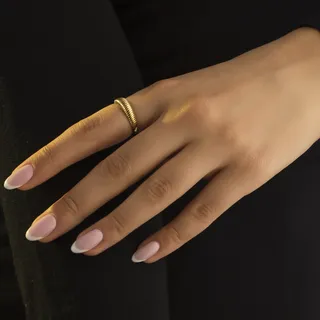 انگشتر طلا 18 عیار زنانه پرسته مدل فروغ کد Wr828 س...