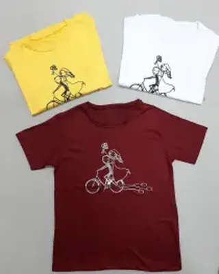 تی شرت زنانه طرح دار کد 306