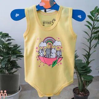 لباس بادی رکابی زیردکمه دار نوزاد و بچه...