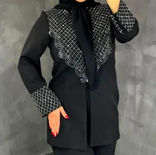 کت نگین لوزی کد 5786