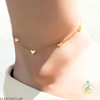 پابند طلا قلب لیبرا