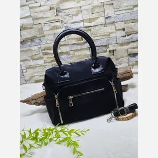 کیف زنانه دستی و دوشی 7جیب رنگ مشکی