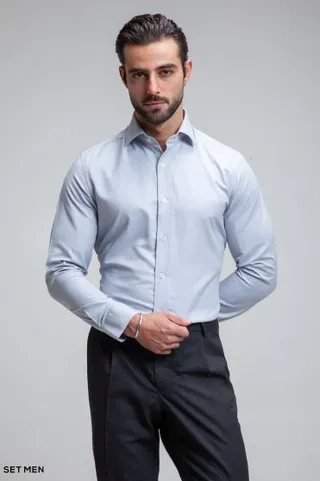 پیراهن مردانه آستین بلند آکسفورد