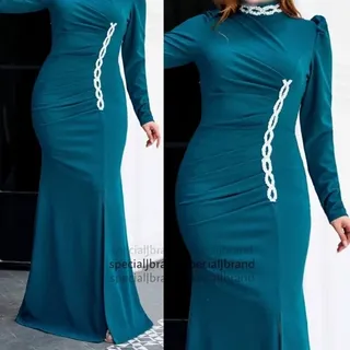 لباس مجلسی زنانه بلند مدل ماهی سایز 38 تا 50