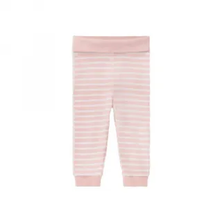 شلوار کمرکش لوپیلو طرح صورتی راه راه