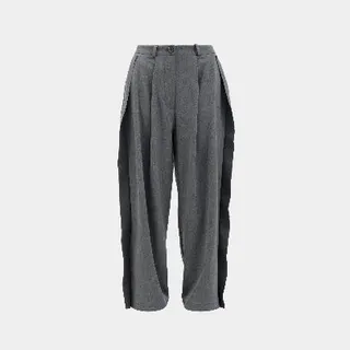 شلوار زنانه گاباردین طوسی تیره تاکسیدو