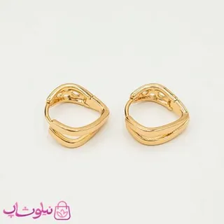 گوشواره زنانه ژوپینگ طرح مربع کد 699