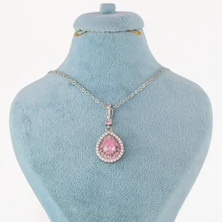 گردنبند زنانه ژوپینگ مدل جواهری کد AAB638