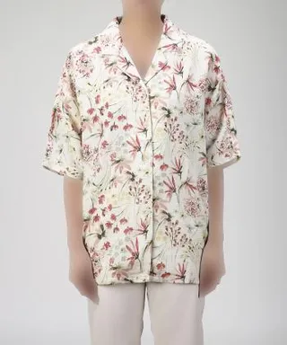 شومیز نخی آستین کوتاه زنانه جامه پوش آرا مدل 4722143515