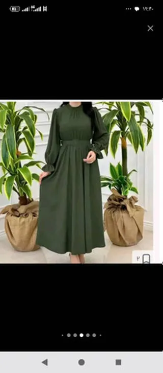 لباس بلند کلوش زنانه طرح  MODAL