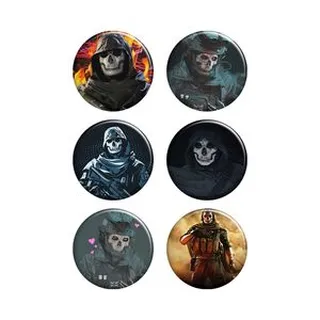 پیکسل ابیگل طرح بازی کالاف دیوتی مدرن وارفر وارزون گوست Call of Duty Warzone کد 035 مجموعه 6 عددی