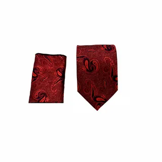 ست کراوات و دستمال جیب مردانه آریوان مدل بته جقه ...