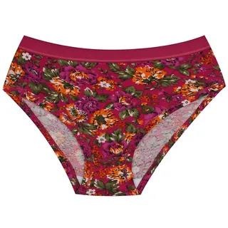 شورت زنانه دکسونری مدل 125011236 نخی گلدار رنگ سرخ...