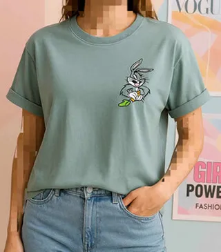 تیشرت نخ پنبه خرگوش کد 4575