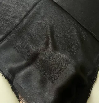 روسری ژاکارد لمه دار پتینه