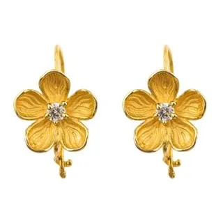 گوشواره طلا 18 عیار زنانه کد EA165