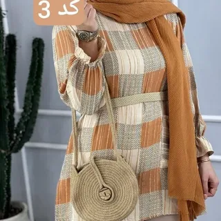  حراج تونیک مانتویی جلو بسته با جنس اسپیرال ترک