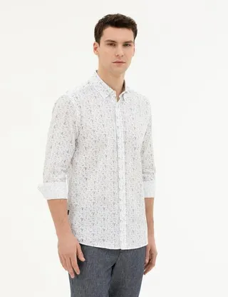 پیراهن آستین بلند مردانه پیر کاردین