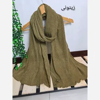 شال زنانه و دخترانه پلیسه طرح برشکا لب موج جدید