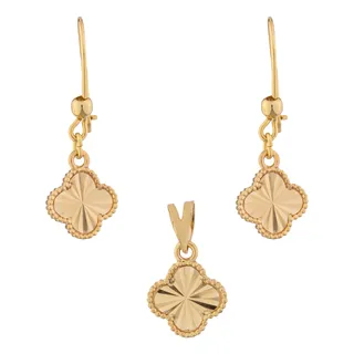 نیم ست طلا 18 عیار زنانه مایا ماهک مدل MS0719