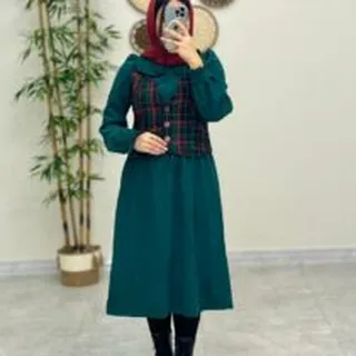 ست دو تیکه ماهنی پاییزه سبز کله غازی