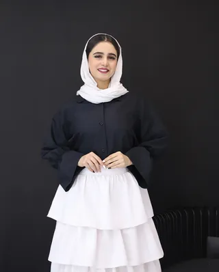 مانتو | مدل شومیز عروسکی کد 10093 – مشکی