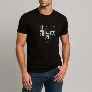 تی شرت آستین کوتاه مردانه باینت مدل 2261793 رنگ مش...