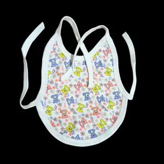 پیش بند نوزادی مدل دوبندی تمام چاپ طرح خرسی