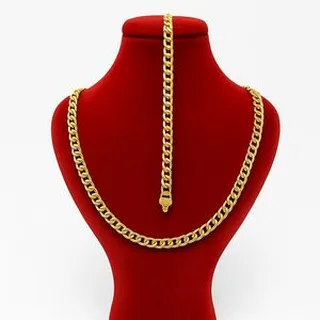 نیم ست طلا 18 عیار زنانه گالری طلای همراز مدل کارتیه