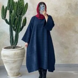 پانچ مهر چهارخونه سورمه ای سبز
