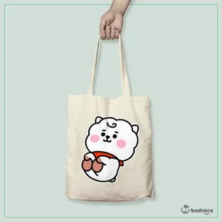 کیف خرید کتان bt21 RJ