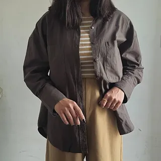 شومیز h&m کتان نخ