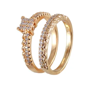 ست حلقه و پشت حلقه زنانه ژوپینگ کد AAE383