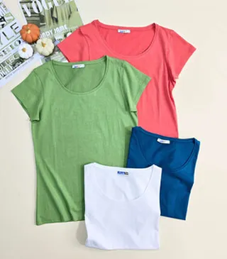 تیشرت بیسیک رنگی  کد4699