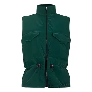 پافر زنانه سون پون مدل 227 رنگ سبز تیره