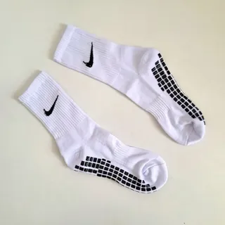 جوراب ورزشی ساق بلند نایک سفید استپ دار