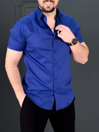 پیراهن 270101 AKOMOD آبی درباری