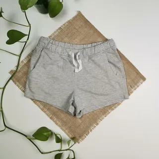 شلوارک نوزادی برند pepperts طرح جیب دار کمربند دار تو دورس طوسی کمرنگ رنگ