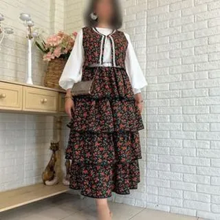 ست شومیز جلیقه و دامن مدل دنیز