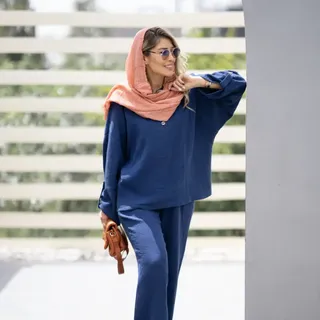 بلوز بوندینگ سورمه ای