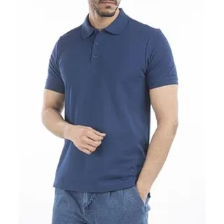پولوشرت آستین کوتاه مردانه جوتی جینز مدل بیسیک کد 1551514 رنگ سرمه‌ای روشن