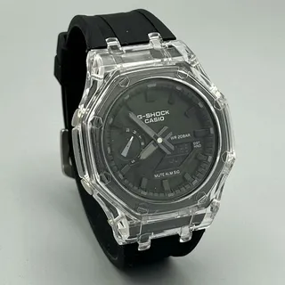 ساعت مچی اسپرت دوزمانه کاسیو جیشاک دارای رنگبندی خاص و جذاب Casio