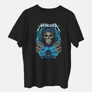 تی شرت آستین کوتاه مردانه مدل metallica