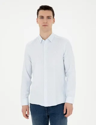 پیراهن آستین بلند مردانه پیر کاردین