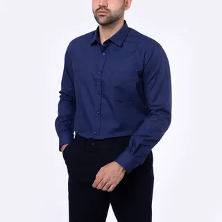 پیراهن آستین بلند یقه برگردان مردانه دیجی استایل ا...