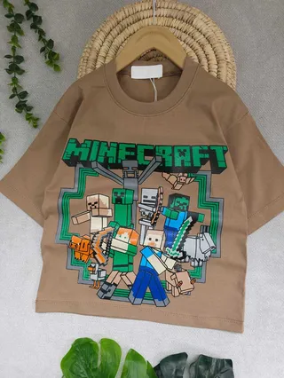 تیشرت تک پسرانه Mincraft