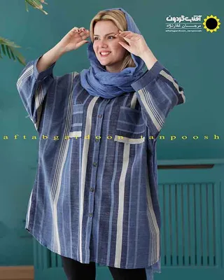 تونیک قد بلند لینن قواره آزاد تابستونی کد163