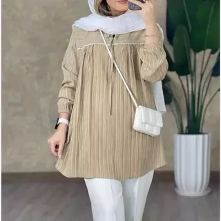 تونیک مانتویی نازنین جنس کراش
