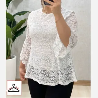شومیز مجلسی زنانه گیپور شاین آستردار شومیز زنانه مجلسی